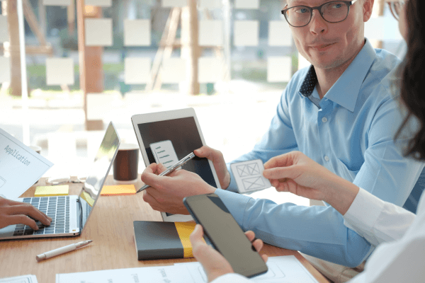 Webdesign op maat aan het maken