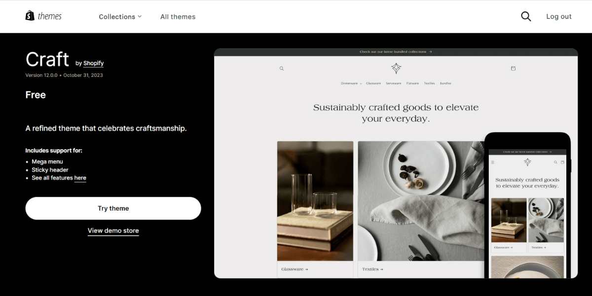 Craft Shopify Thema