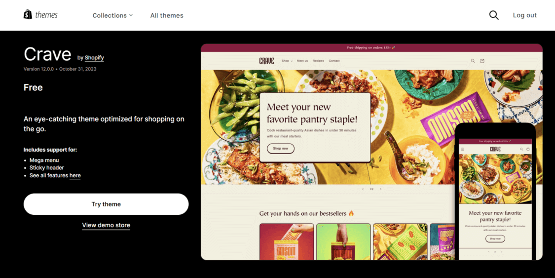 Crave Shopify Thema