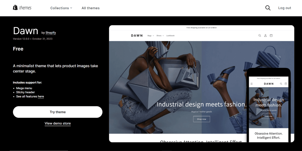 Dawn Shopify Thema