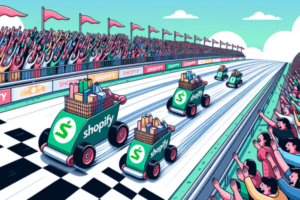 Shopify winkelwagentjes racen tegen elkaar