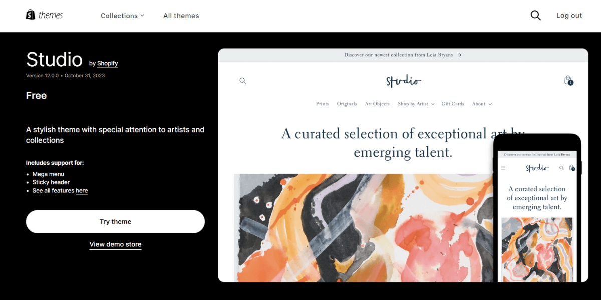 Studio Shopify Thema