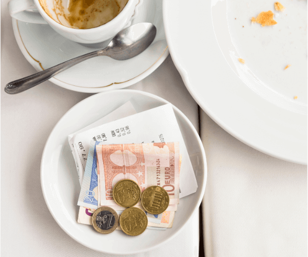 Betaling in Restaurant